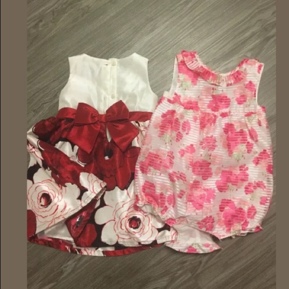 Gymboree Girls Set 2 Dresses 12-18 Month